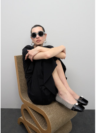 Runde Bicolor Sonnenbrille