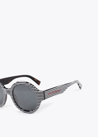 Runde Bicolor Sonnenbrille