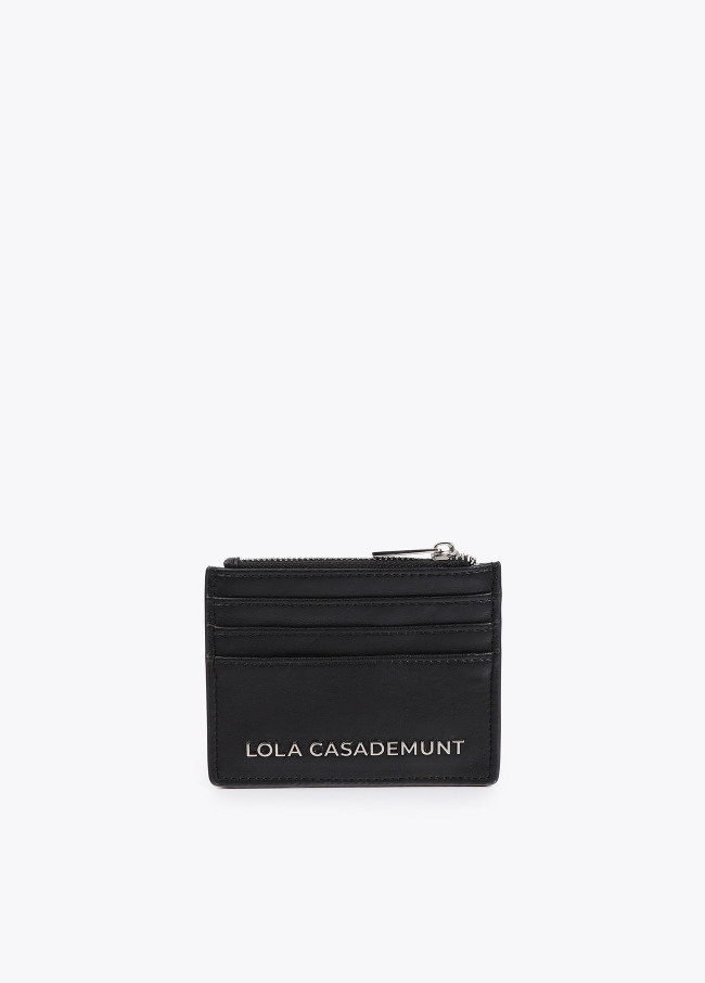 Card Holder with Gold and Silver Studs