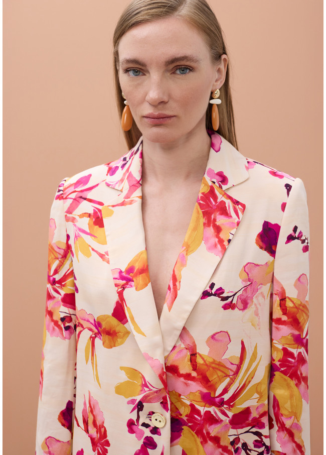 Blazer Fluide Imprimé