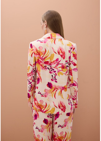 Blazer Fluide Imprimé