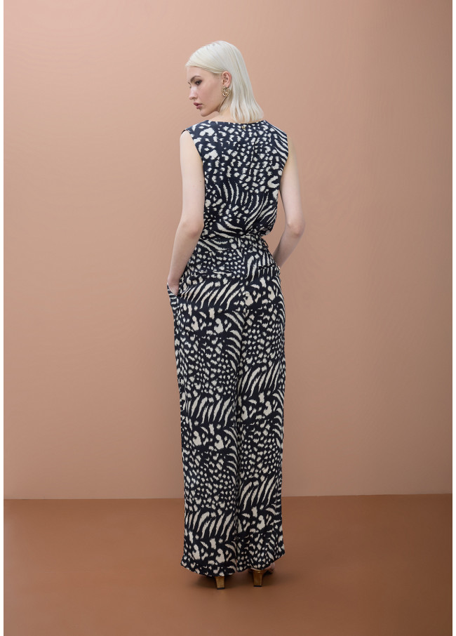 Top con spalline scollo a V