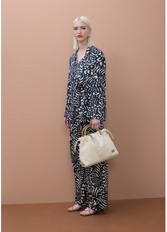 Blazer Estampado Fluido