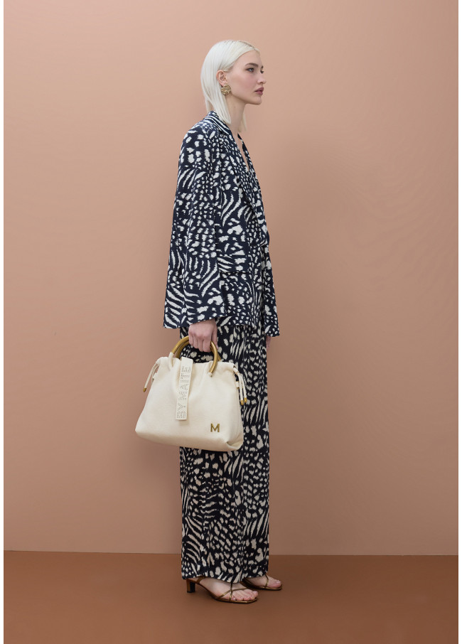 Blazer Estampado Fluido