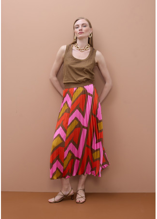 Strappy circular top with rhinestones