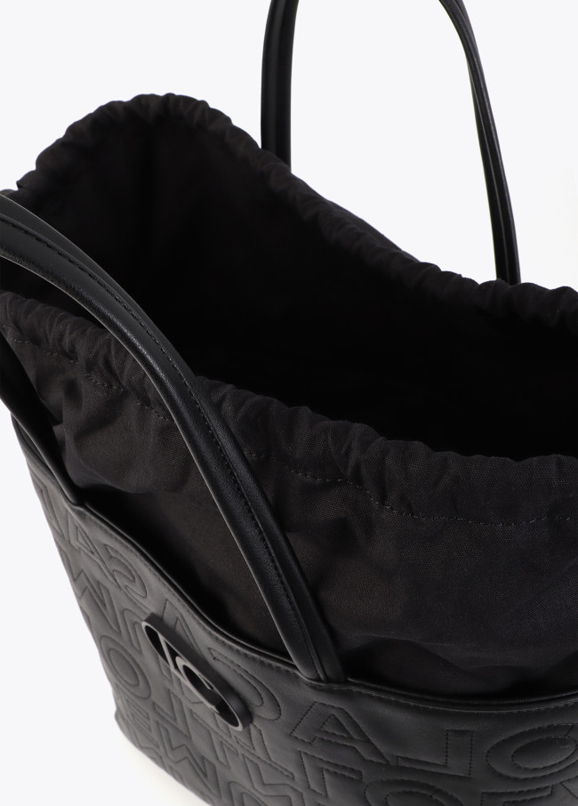 Unstrukturierte Shopper-Monogramm