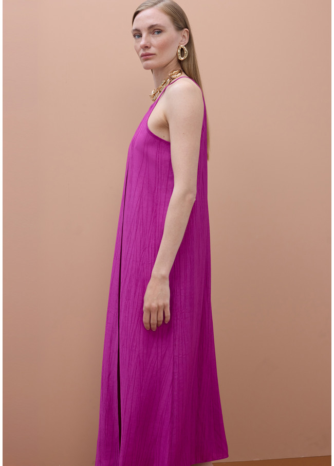 Spaghetti Strap Straight Neckline Dress