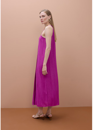 Spaghetti Strap Straight Neckline Dress