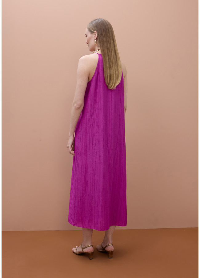 Robe à Bretelles Fines encolure Droite