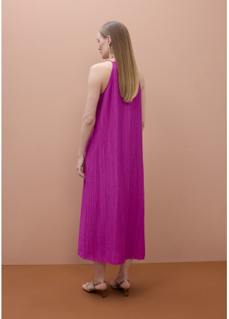 Vestido tirante fino escote recto