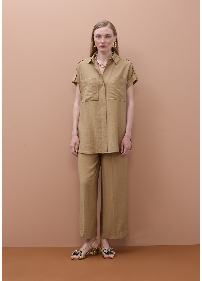 Pantalon culotte fluide