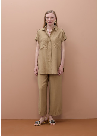 Fluid Culottes Pants