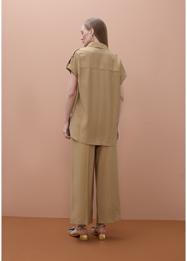 Fluid Culottes Pants