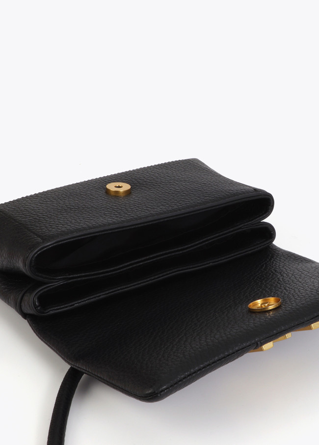 Schultertasche mit Klappe