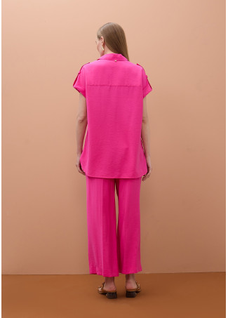 Chemise sans manches avec poches