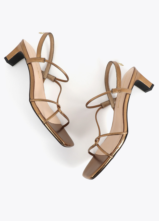 Strappy Heeled Sandal