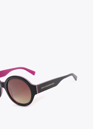 Round Bicolor Sunglasses