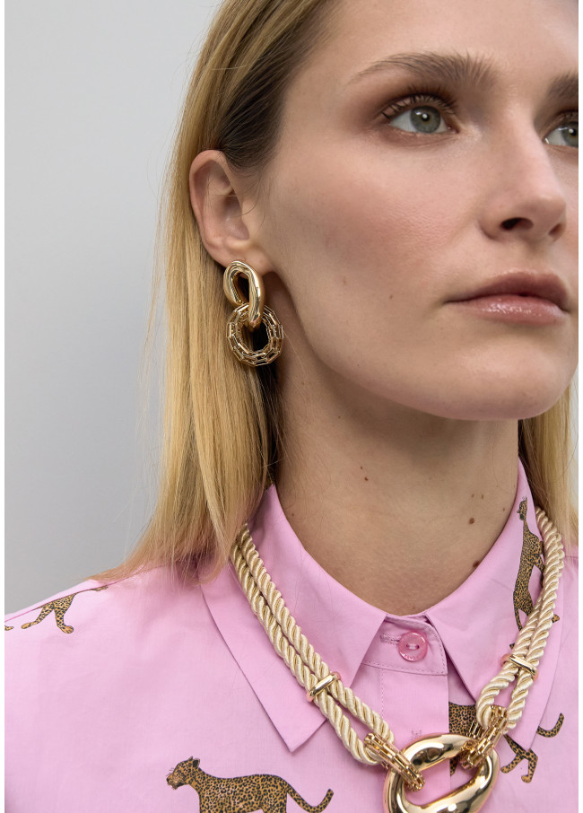 Boucles d'Oreilles Combinaison de Maillons...