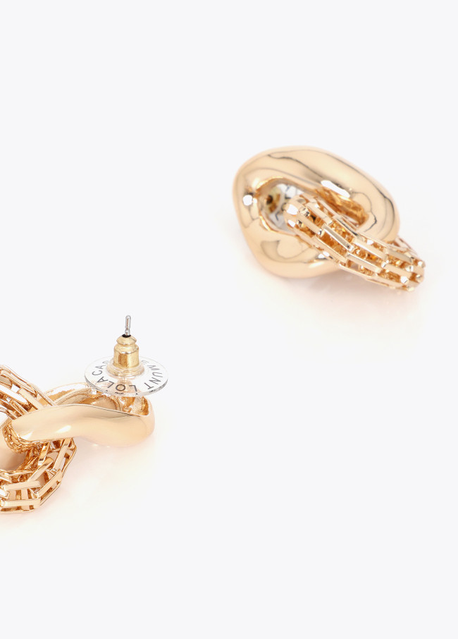 Boucles d'Oreilles Combinaison de Maillons...