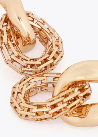 Metal Link Combination Earrings