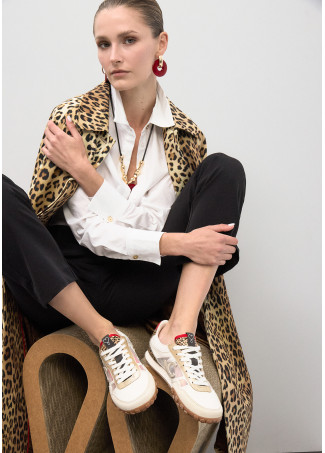 Sneakers in rete e tessuti