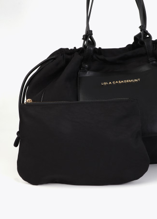 Shopper nylon negro