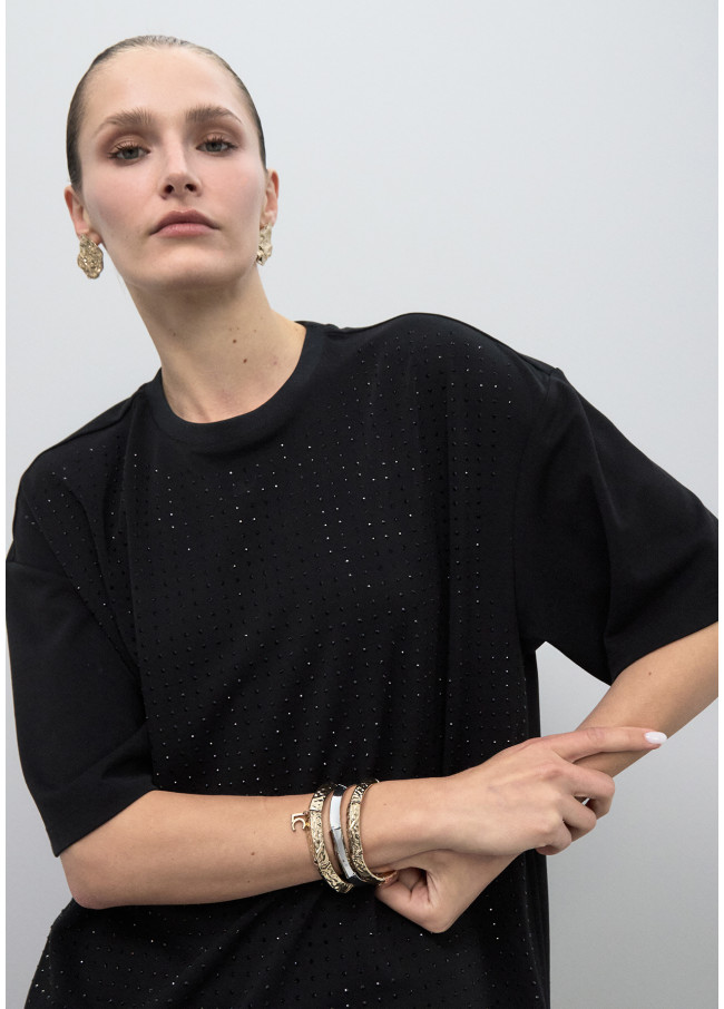 Set Bicolor Texturierte Elastische Armbänder