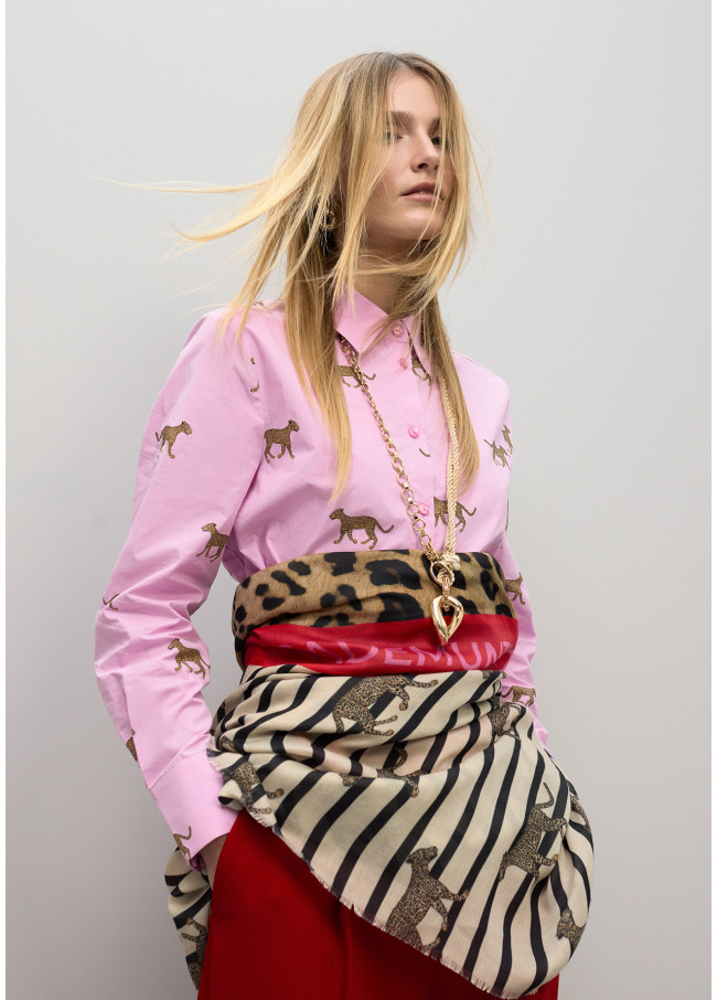 Collana Lunga con Maglie Metalliche