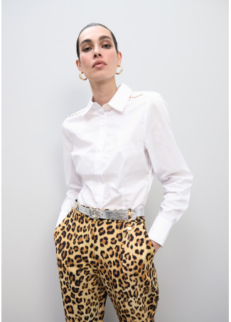 Cintura Reversibile Fibbia LC Metallica Argento