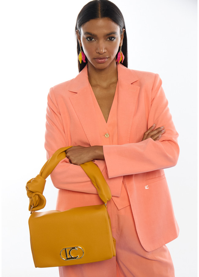 Knotted Handle Crossbody Bag