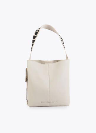 Shopper com alça de nylon contraste