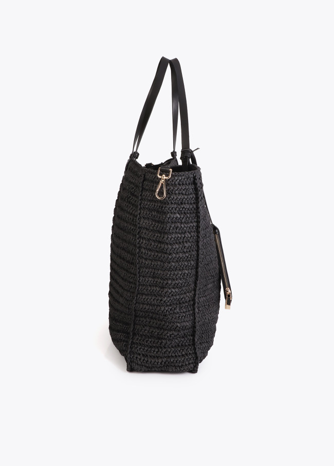 Summer Club Unstructured Raffia Bag