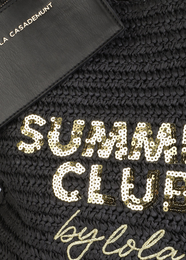 Borsa Destrutturata in Rafia Summer Club