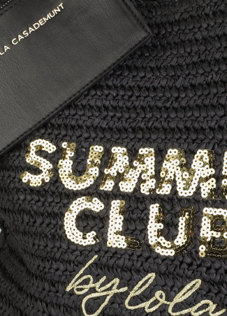 Sac Raphia Summer Club Non Structuré