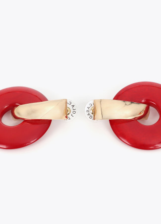 Acrylic Disc Earrings