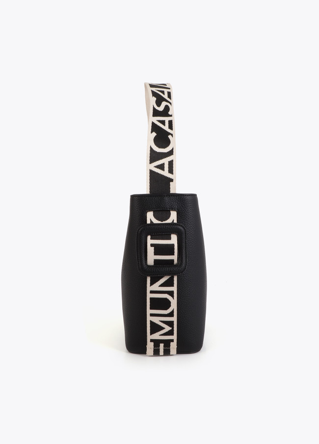 Shopper avec Anse Nylon Contrastée