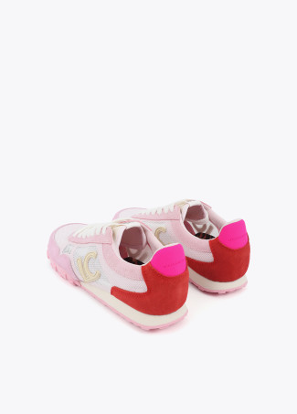 Mesh and Mixed Fabric Sneakers