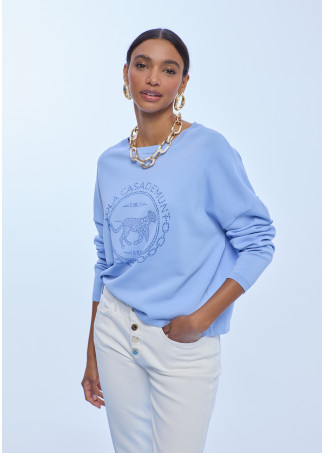 Jersey rosco con strass