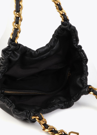 Shopper Estampa Animal com Detalhe de Corrente