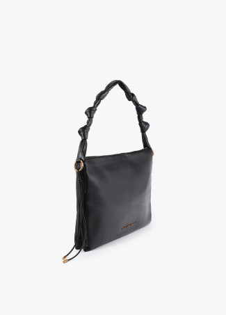 Nude Handle Flap Shoulder Bag