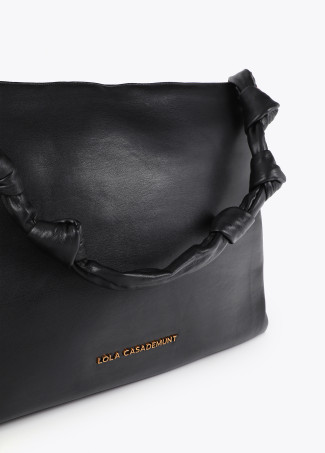 Nude Handle Flap Shoulder Bag