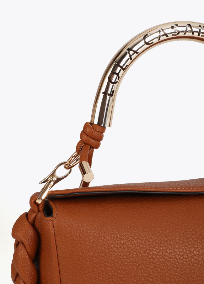 Bolso bandolera asa metálica troquelada