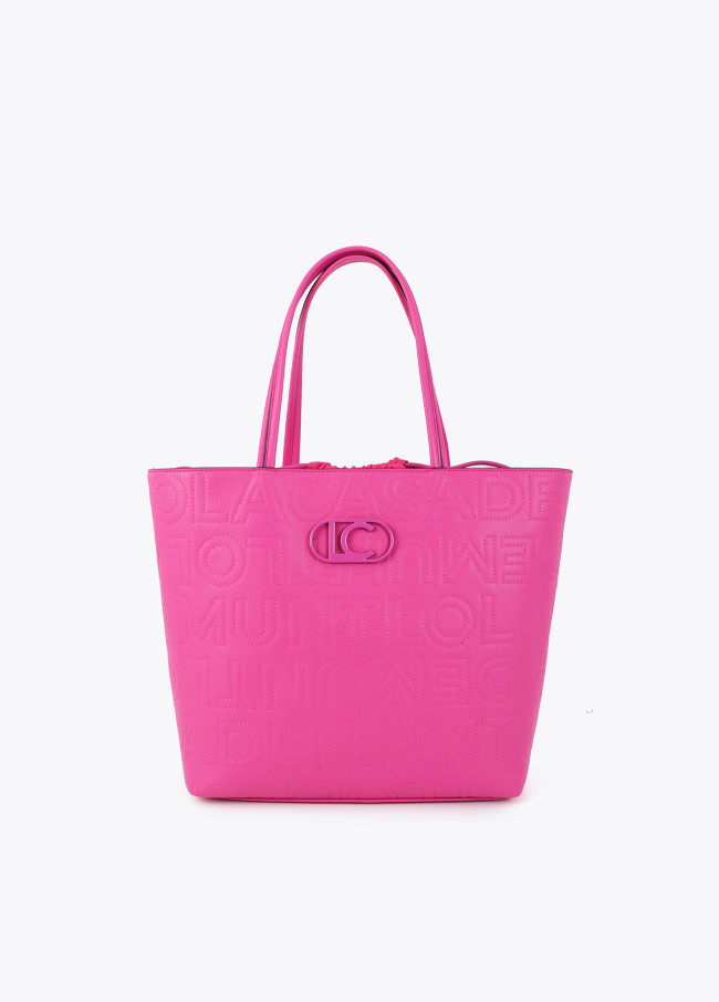 Shopper mit Monogramm-Naht