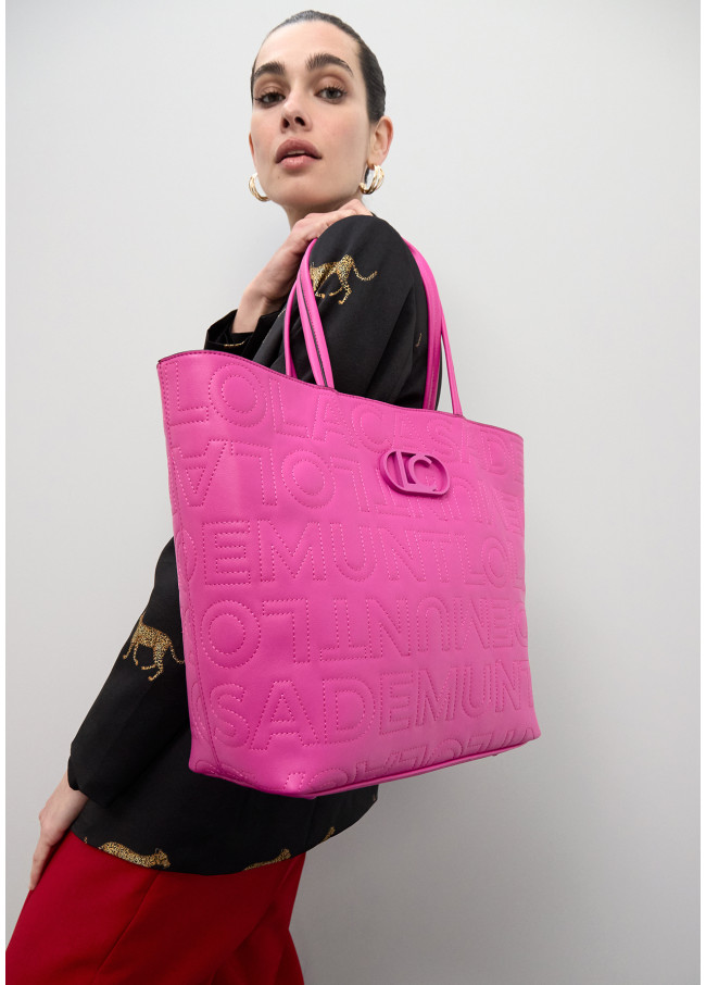 Shopper Destrutturato con Monogrammi