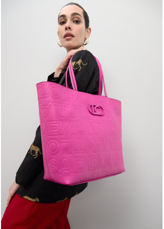 Shopper mit Monogramm-Naht