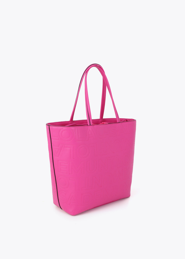 Shopper mit Monogramm-Naht