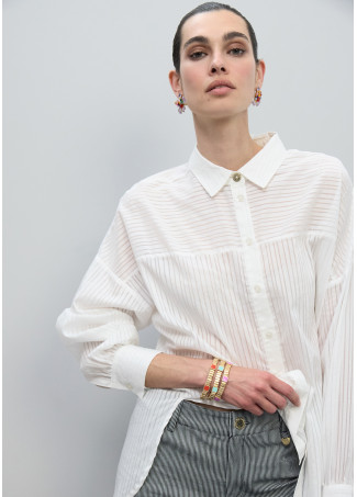 Set aus Metallischen Elastischen Armbändern mit Farbdetails