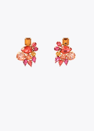 Maxi Multicolor Crystal Earrings