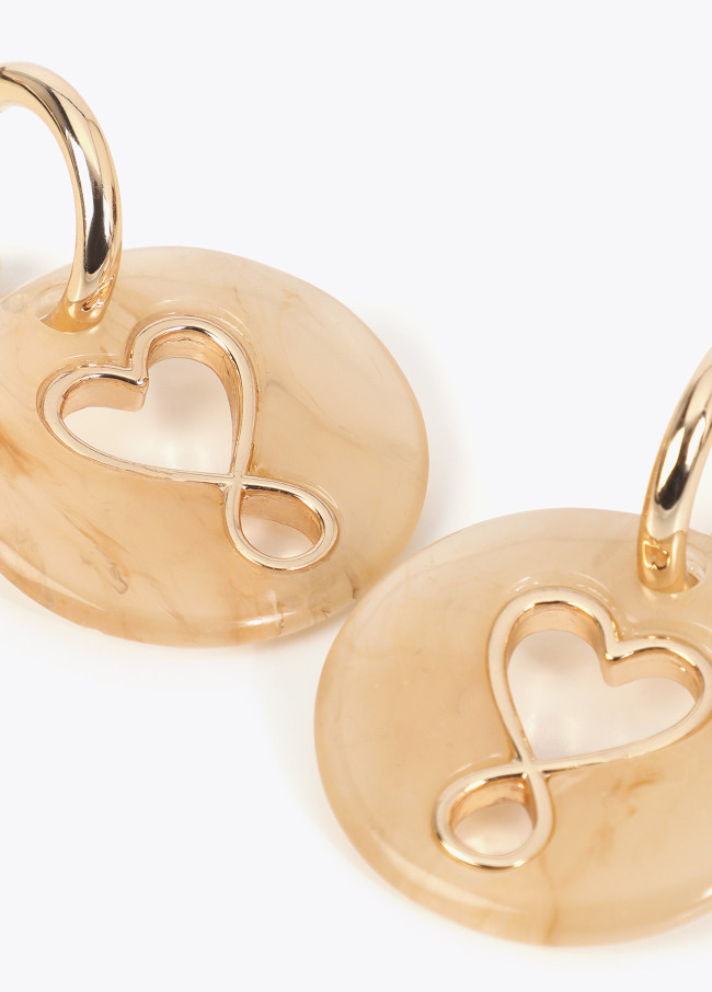 Brinco com Medalhão Acrílico Personalizado