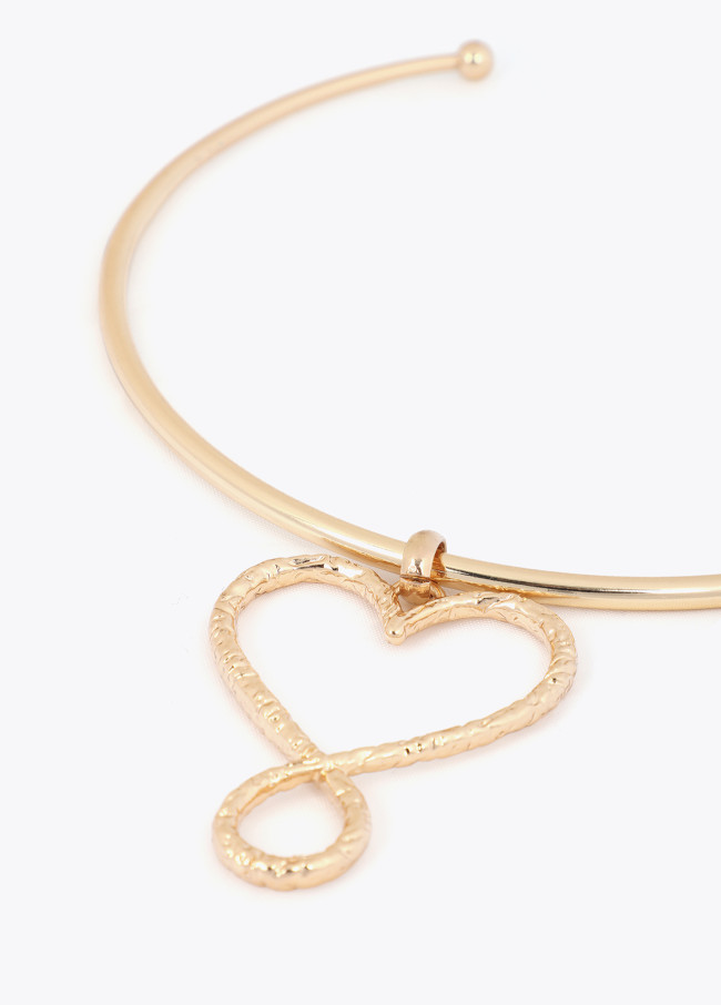 Choker Cuore Infinito Martellato